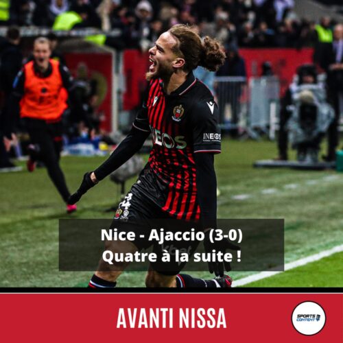 Nice - Ajaccio (3-0) : quatre à la suite ! - Série de victoires OGC Nice