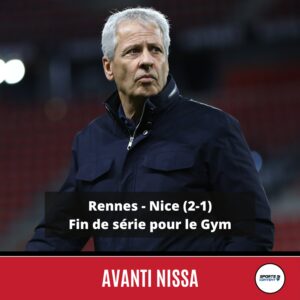 Rennes - Nice (2-1) : fin de série pour le Gym - supporters de Nice