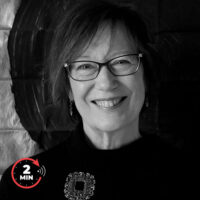 Portrait de Corinne Mercadier, photographe contemporaine, lors de l'entretien Vous avez 2 minutes