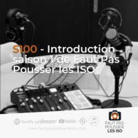 Studio d'enregistrement du podcast photo et vidéo Faut Pas Pousser Les ISO avec micros