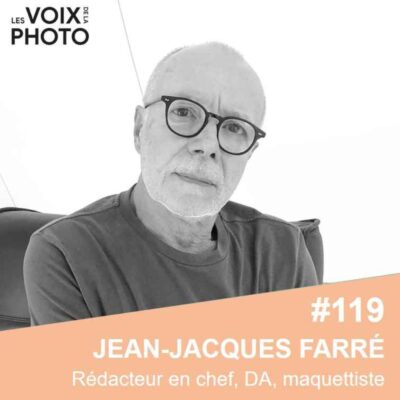 Portrait de Jean-Jacques Farré, éditeur et fondateur de la revue de photographie LIKE