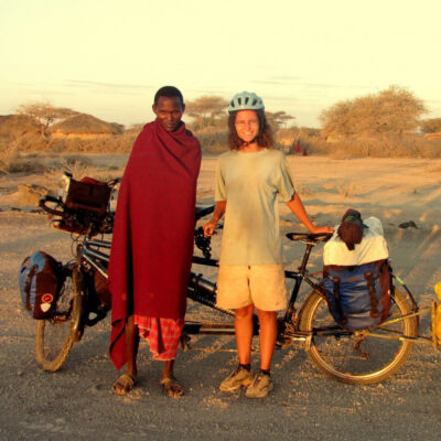 Portrait d'Adeline et Olivier, qui ont traversé l'Afrique à tandem
