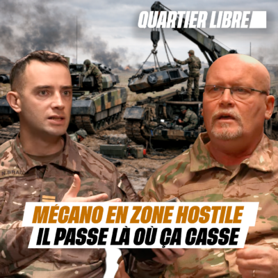 Portrait de l'adjudant-chef Éric, mécanicien des blindés de l'armée de Terre, invité du podcast Quartier Libre