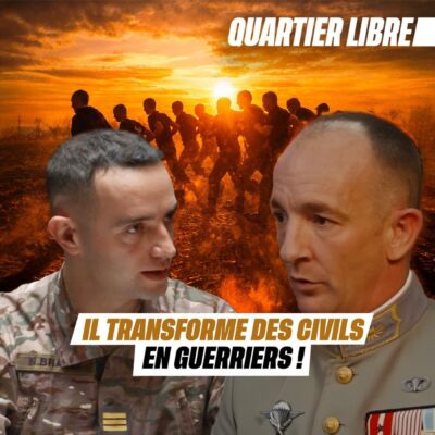 Portrait de l'adjudant Emmanuel, formateur à l'École nationale des sous-officiers d'active (ENSOA)