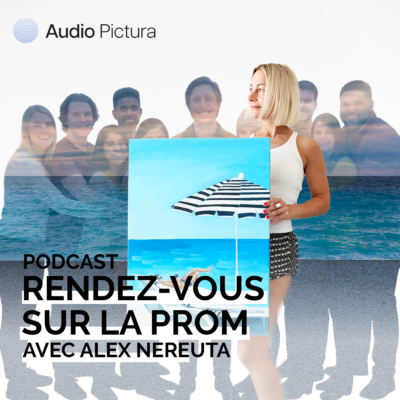 Pochette de l'épisode de Rendez-vous sur la Prom consacré à Alexandra Nereuta, directrice de création et artiste peintre installée entre Montréal et Nice