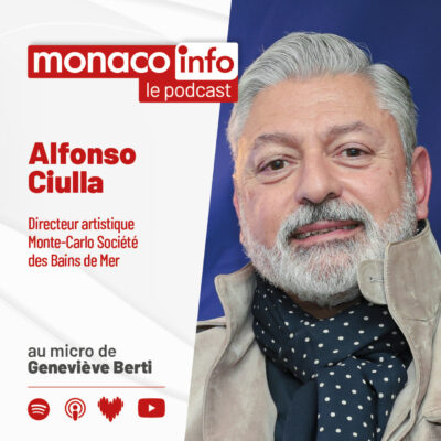 Portrait d'Alfonso Ciulla, invité du podcast Monaco Info pour parler de sa carrière de directeur artistique