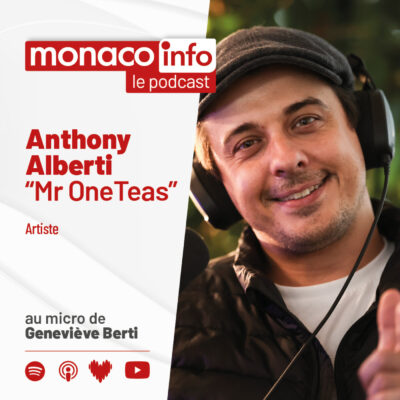 Portrait de l'artiste Anthony Alberti, invité du podcast de Monaco Info