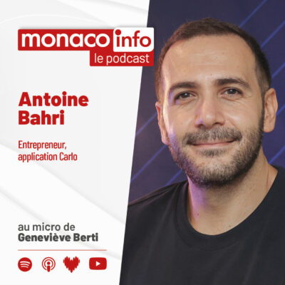 Portrait d'Antoine Bahri, entrepreneur et fondateur de l'application Carlo, pour le podcast de Monaco Info