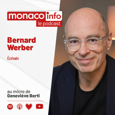 L'écrivain Bernard Werber, auteur des Fourmis, au micro du podcast de Monaco Info