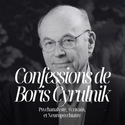 Portrait de Boris Cyrulnik, neuropsychiatre, pour sa conversation sur la résilience et la psychologie