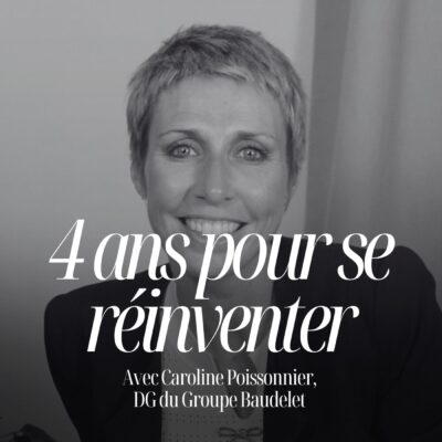 Portrait de Caroline Poissonnier, invitée du podcast de Pauline Laigneau sur l'équilibre et l'ambition.