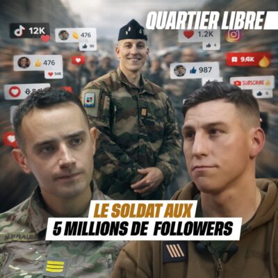 Portrait du Chef Peper, sous-officier et influenceur, invité du podcast Quartier Libre de l'Armée de Terre.