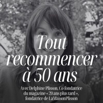 Portrait de Delphine Plisson, invitée du podcast de Pauline Laigneau