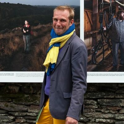 Portrait du photographe Eric Garault, invité pour son travail sur les sentinelles du Morbihan.