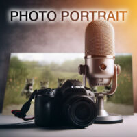 Visuel de l'épisode du podcast Photo Portrait consacré à Eva Longuet, photographe canine et équestre en Isère