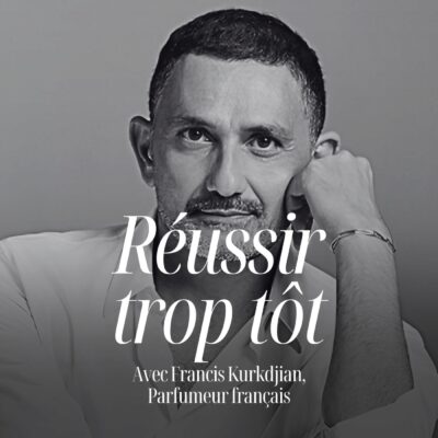 Portrait de Francis Kurkdjian, invité du podcast de Pauline Laigneau
