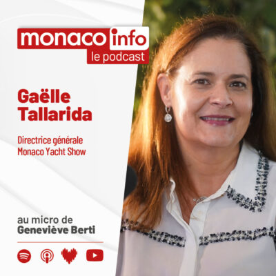 Portrait de Gaëlle Tallarida, invitée du podcast de Monaco Info pour parler du Monaco Yacht Show.