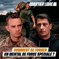 Portrait de Guillaume Hassinat, ancien préparateur physique des forces spéciales, invité du podcast Quartier Libre.