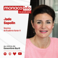 Portrait de Jade Sapolin, invitée du podcast de Monaco Info pour parler de l'enseignement musical