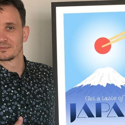 Portrait de Jean Freund, invité du podcast Regard'Ailleurs pour parler de sa vie au Japon
