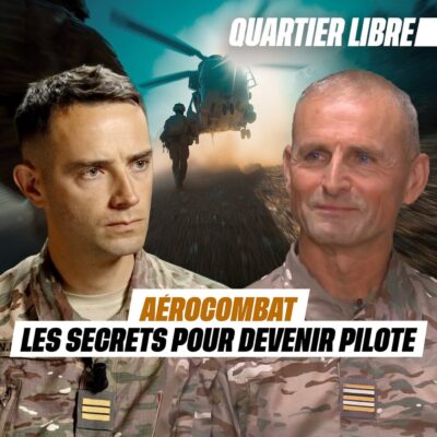Le lieutenant-colonel Jean-Pierre, pilote d'hélicoptère dans l'armée de Terre, invité du podcast Quartier Libre