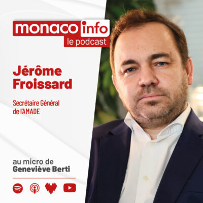 Portrait de Jérôme Froissart, invité du podcast Monaco Info pour parler de son engagement humanitaire.