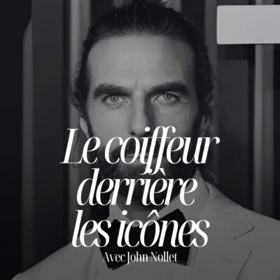 Portrait de John Nollet, coiffeur de cinéma et créateur, invité du podcast de Pauline Laigneau