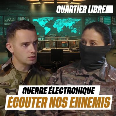 La lieutenant-colonel K, spécialiste du renseignement électromagnétique, invitée du podcast Quartier Libre