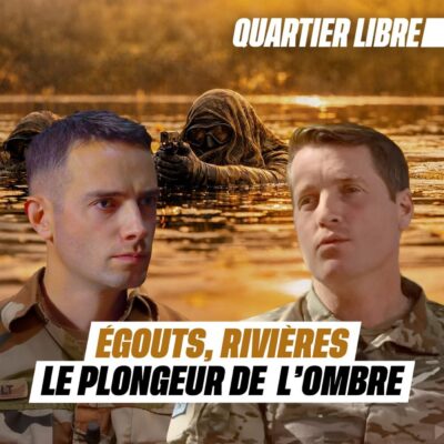 Portrait du lieutenant Guillaume, plongeur du renseignement dans l'armée de Terre, invité du podcast Quartier Libre.