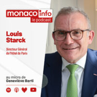 Portrait de Louis Starck, invité du podcast de Monaco Info