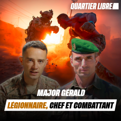 Portrait du Major Gérald, invité du podcast Quartier Libre sur le mental du soldat