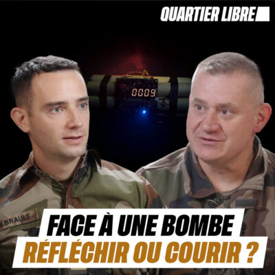 Portrait du major Hugues, démineur dans l'armée de Terre, invité du podcast Quartier Libre