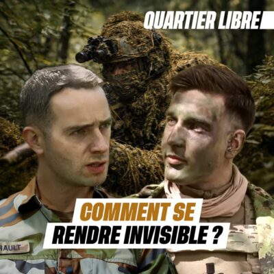 Le maréchal des logis-chef Théo, spécialiste de l'infiltration et du camouflage militaire, invité du podcast Quartier Libre
