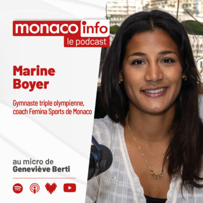 Portrait de la gymnaste française Marine Boyer, invitée du podcast de Monaco Info