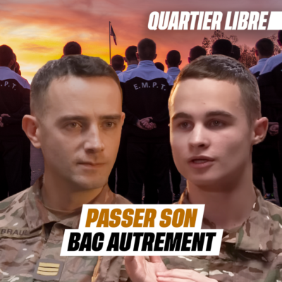 Portrait de Marius, jeune engagé de 17 ans à l'EMPT, invité du podcast Quartier Libre