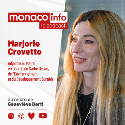 Portrait de Marjorie Crovetto, invitée du podcast Monaco Info