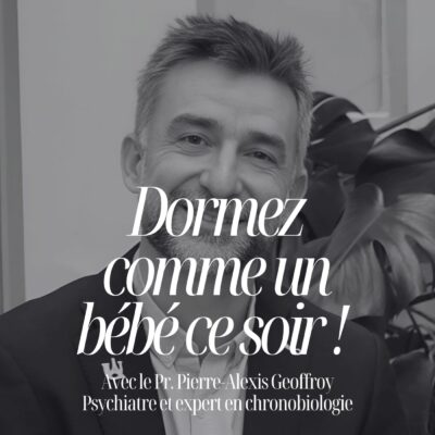 Portrait de Pierre-Alexis Geoffroy, psychiatre et invité du podcast de Pauline Laigneau sur le sommeil