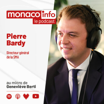 Portrait de Pierre Bardy, invité du podcast Monaco Info pour parler de son parcours et de la SMA