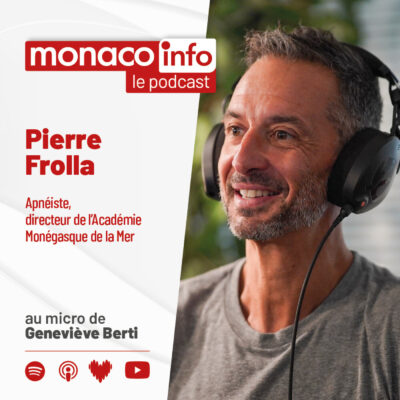 Portrait de l'apnéiste Pierre Frolla, invité du podcast Monaco Info