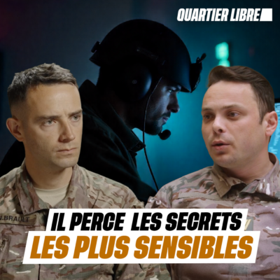 Un analyste du renseignement militaire de l'armée de Terre, sujet du podcast Quartier Libre.