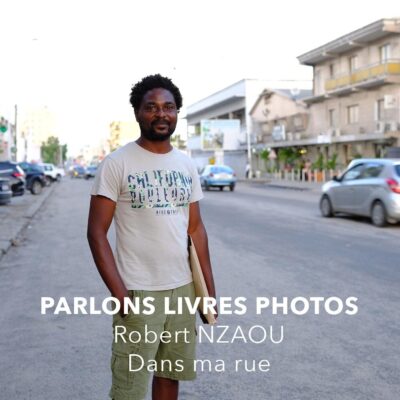 Pochette de l'épisode du podcast consacré à Robert Nzaou, artiste-photographe congolais installé à Pointe-Noire