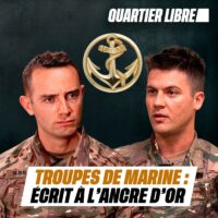 Portrait du sergent Valentin, invité du podcast Quartier Libre pour parler des Troupes de marine