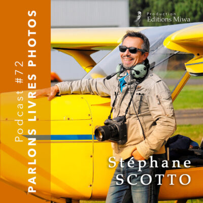 Visuel de l'épisode du podcast Photo Storia consacré à Stéphane Scotto, photographe aérien installé sur le bassin d'Arcachon