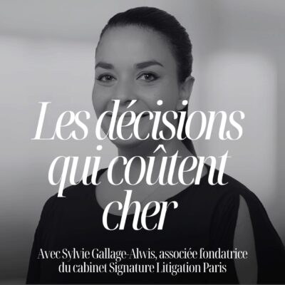Portrait de Sylvie Gallage-Alwis, invitée du podcast de Pauline Laigneau sur le contentieux d'entreprise.