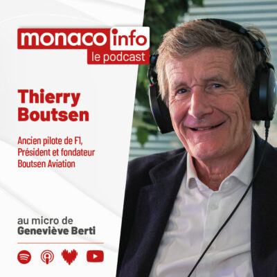 Portrait de Thierry Boutsen, invité du podcast de Monaco Info