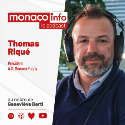 Portrait de Thomas Riqué, invité du podcast Monaco Info pour parler de rugby et de son métier de médecin.