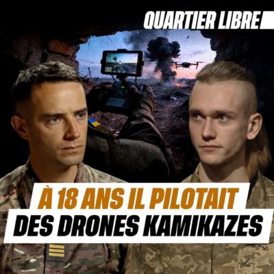 Portrait de Vadim, soldat ukrainien et pilote de drone, pour l'épisode du podcast Quartier Libre sur son expérience de la guerre.