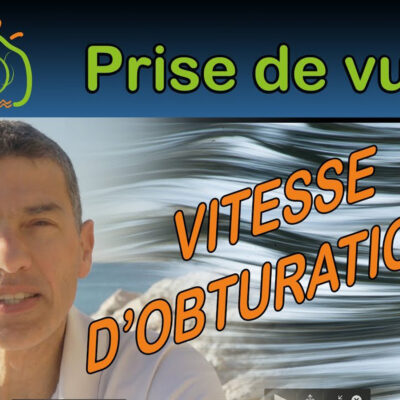 Illustration du concept de vitesse d'obturation en photographie, expliquée dans le podcast.